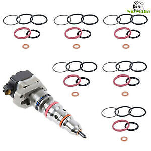 3126B Diesel Fuel Injector 0R9350 O-Ring Seal Kit 6 Set For CAT Caterpillar